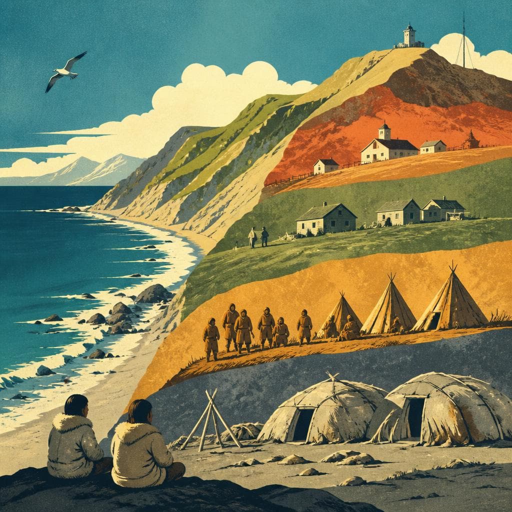 Cover art for A Coastline That Keeps Time