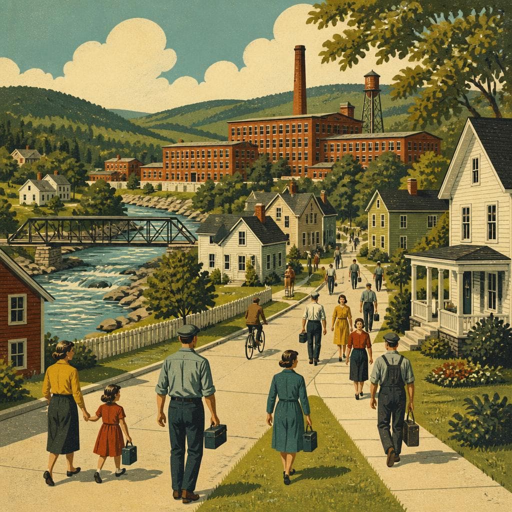 Cover art for A Town Built to Walk to the Mill