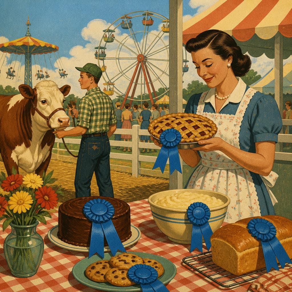 Cover art for Where Blue Ribbons Meet the Kitchen Table