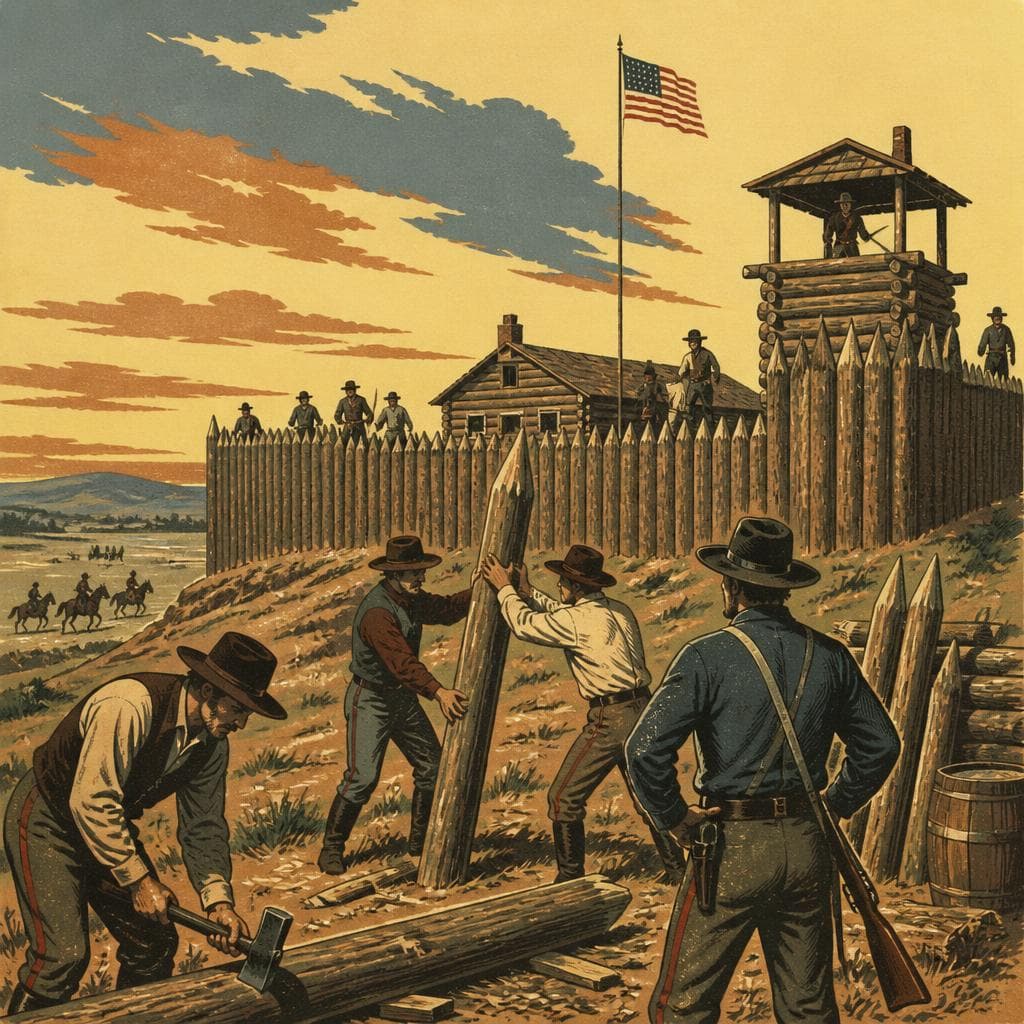 Cover art for Fort Cox and a Frontier Built Overnight
