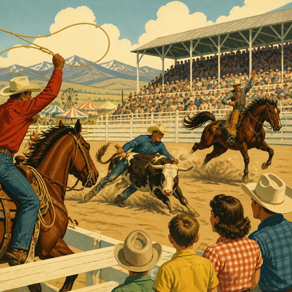 Cover art for Where Ranch Work Becomes Rodeo