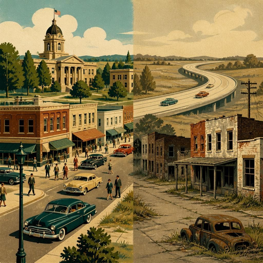 Cover art for When the County Moved On