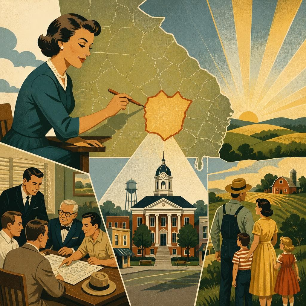 Cover art for When Georgia Drew Bacon County Into Being