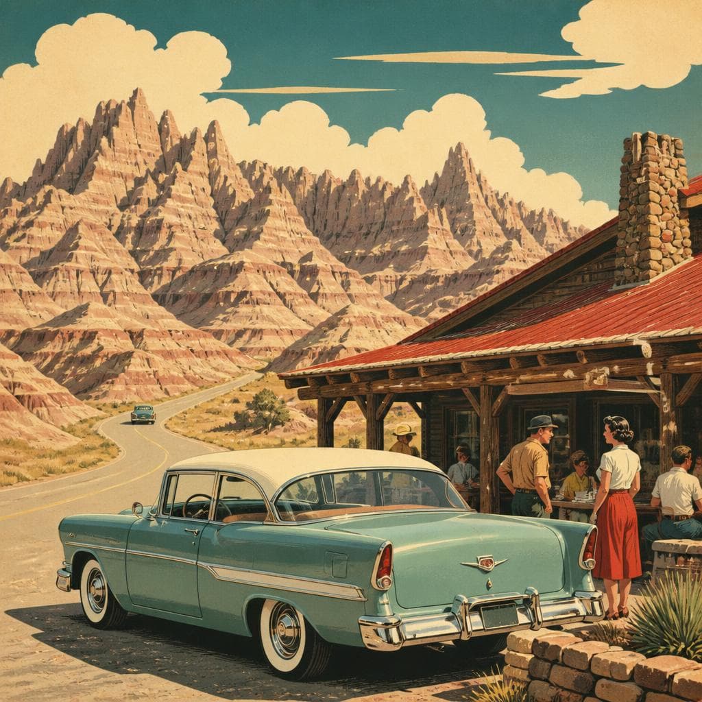 Cover art for Where the Badlands Road Learned to Stop