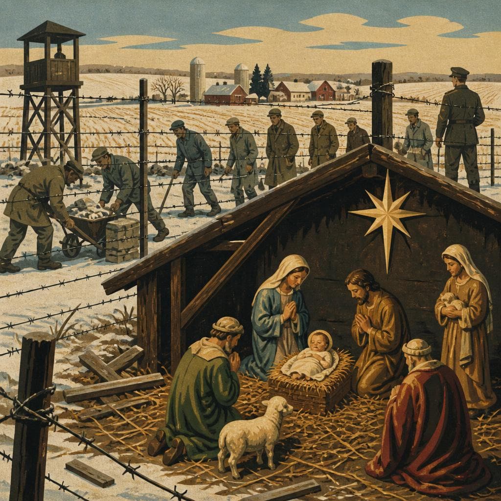 Cover art for Where a POW Camp Left a Christmas Scene