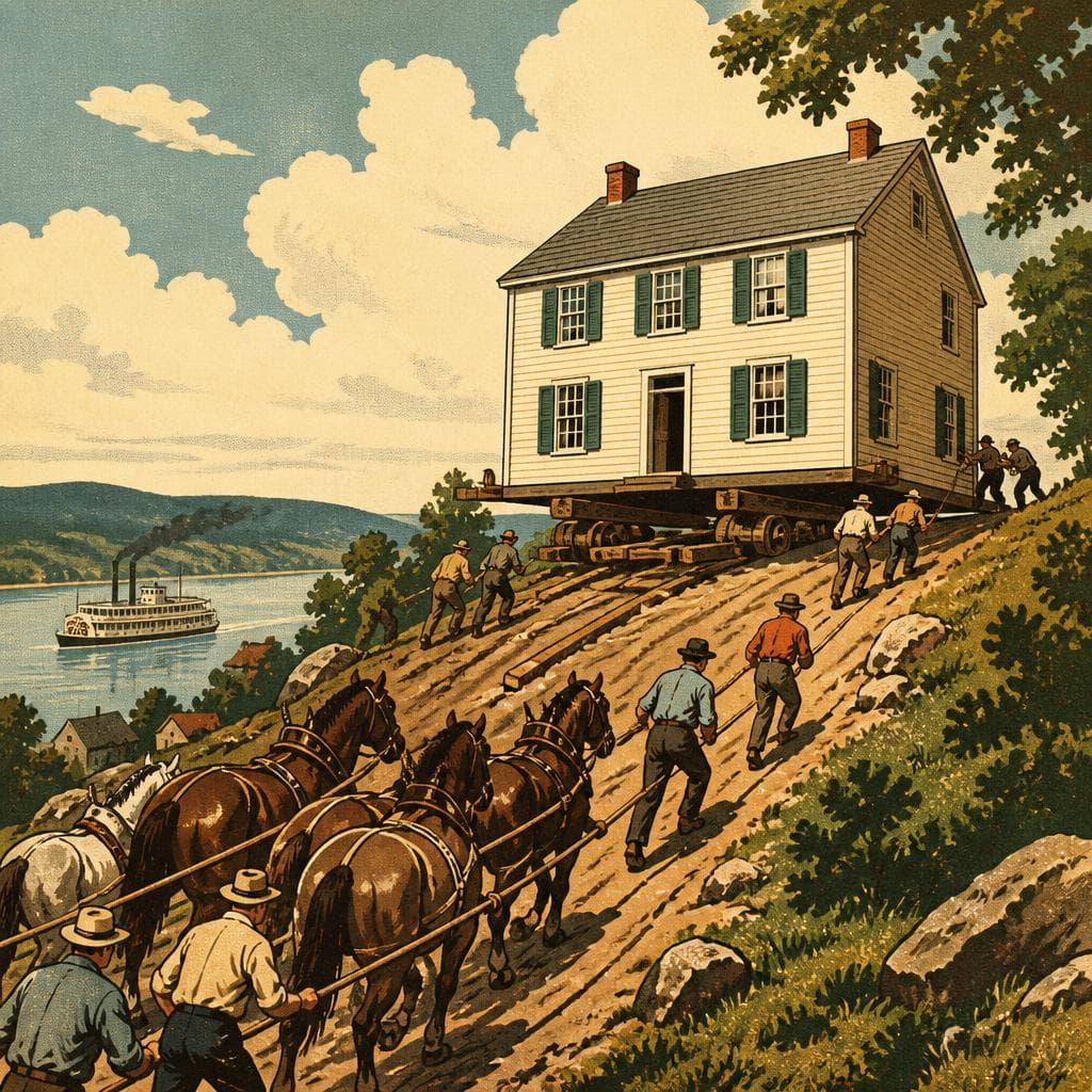 Cover art for The House That Moved Uphill