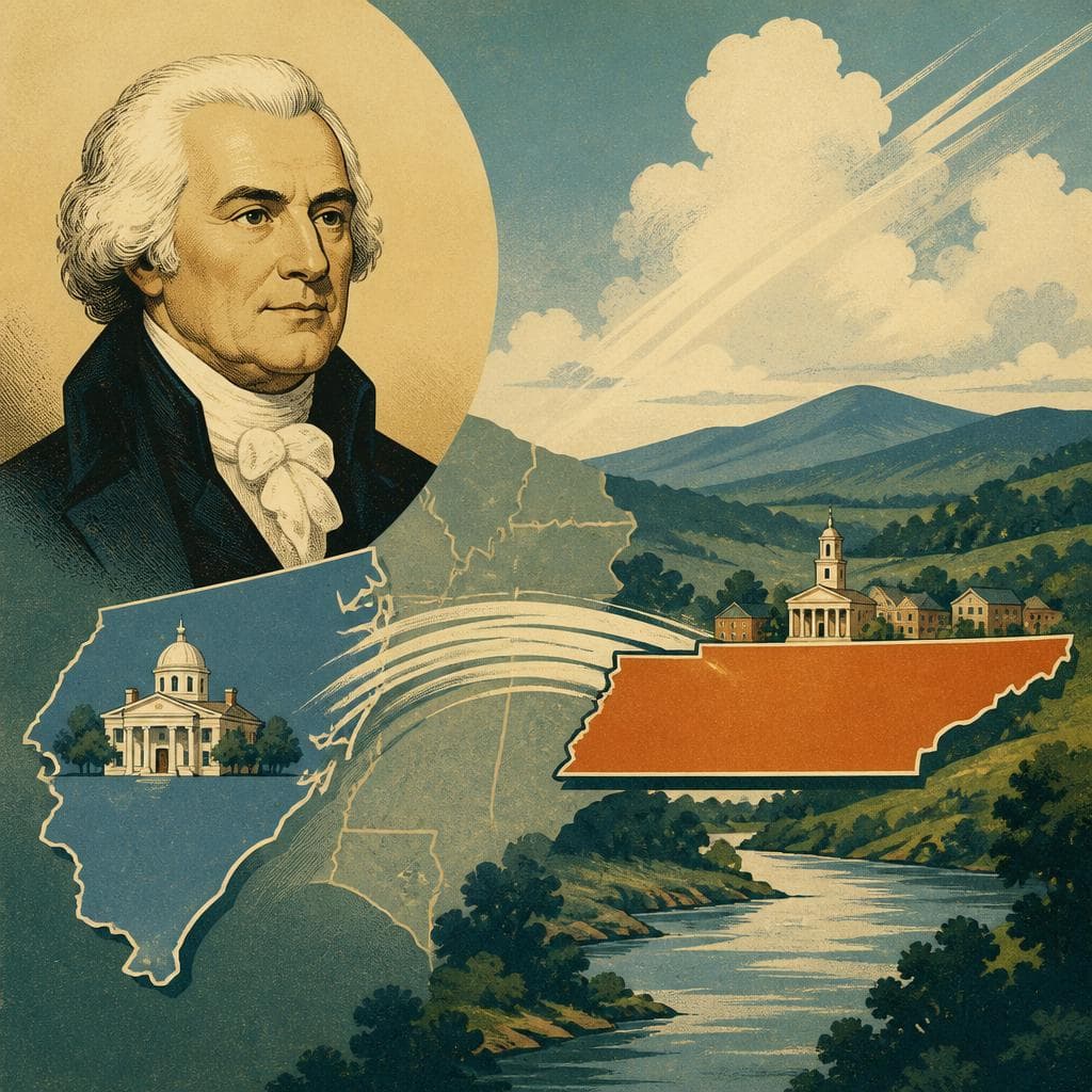 Cover art for How Nathaniel Macon’s Name Traveled to Tennessee