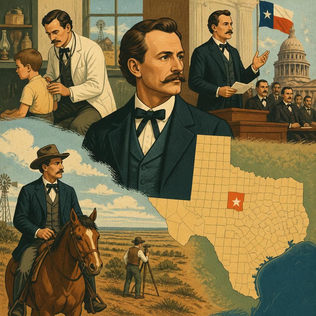 Cover art for How Branch Tanner Archer Reached the Texas Map