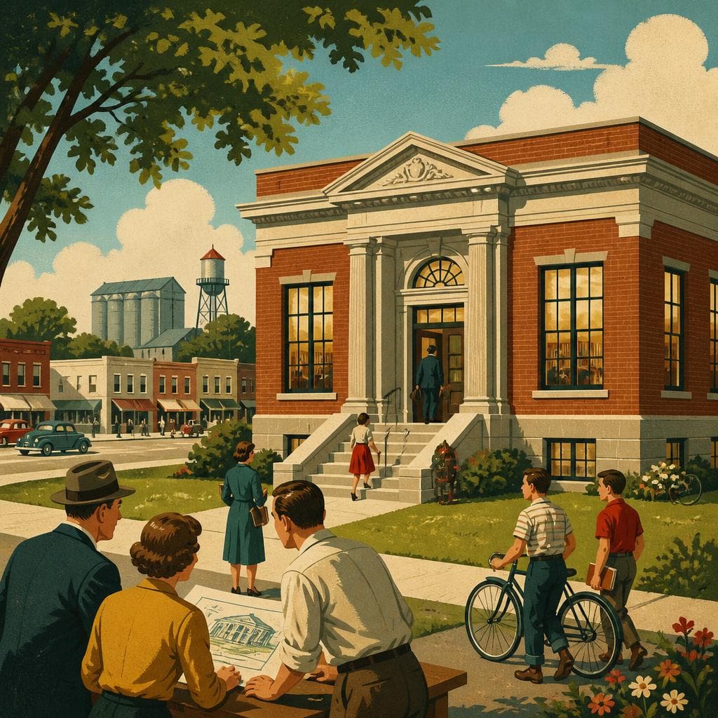 Cover art for A Small Town’s Bet on a Library