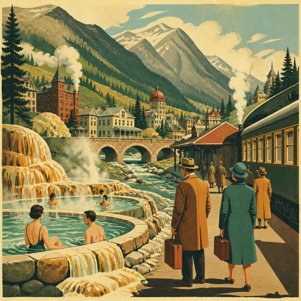 Cover art for Where the Springs Built a Town