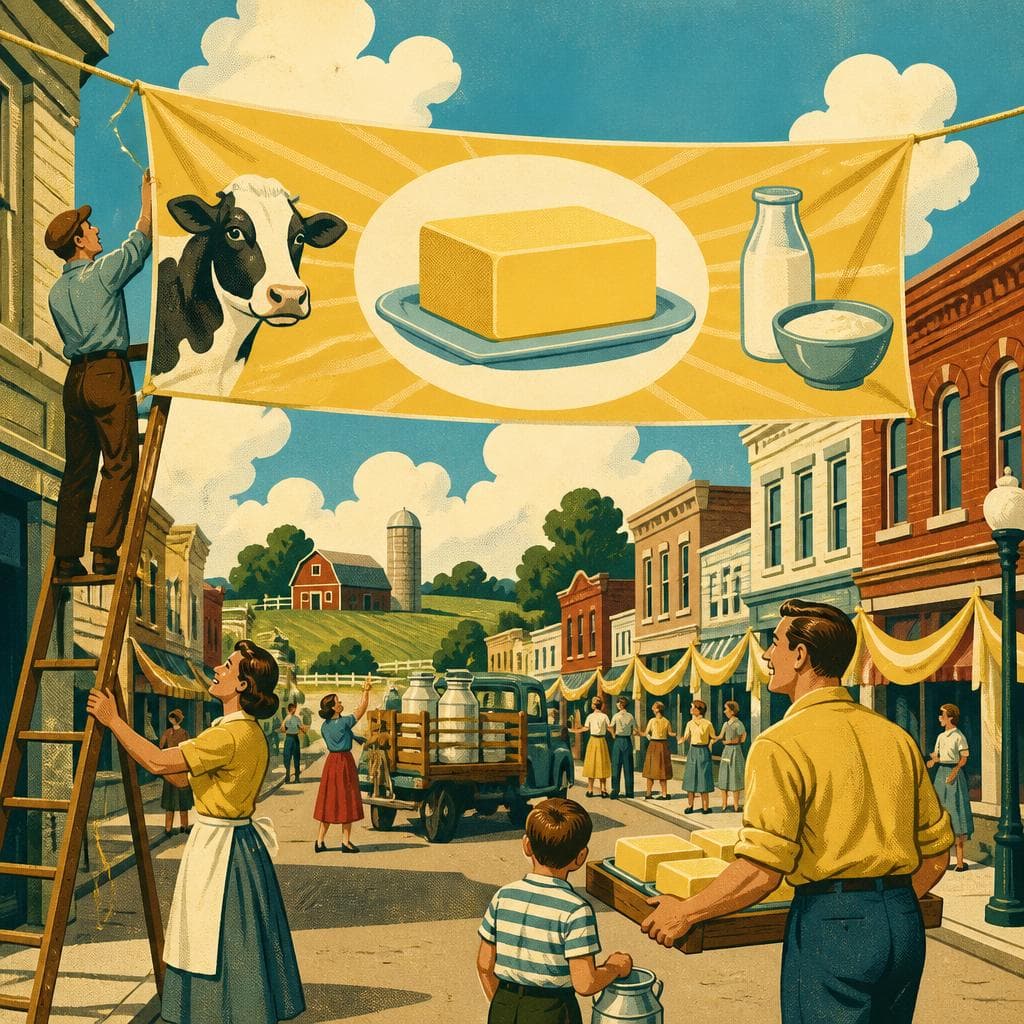 Cover art for When Butter Became Clara City’s Main Street Banner