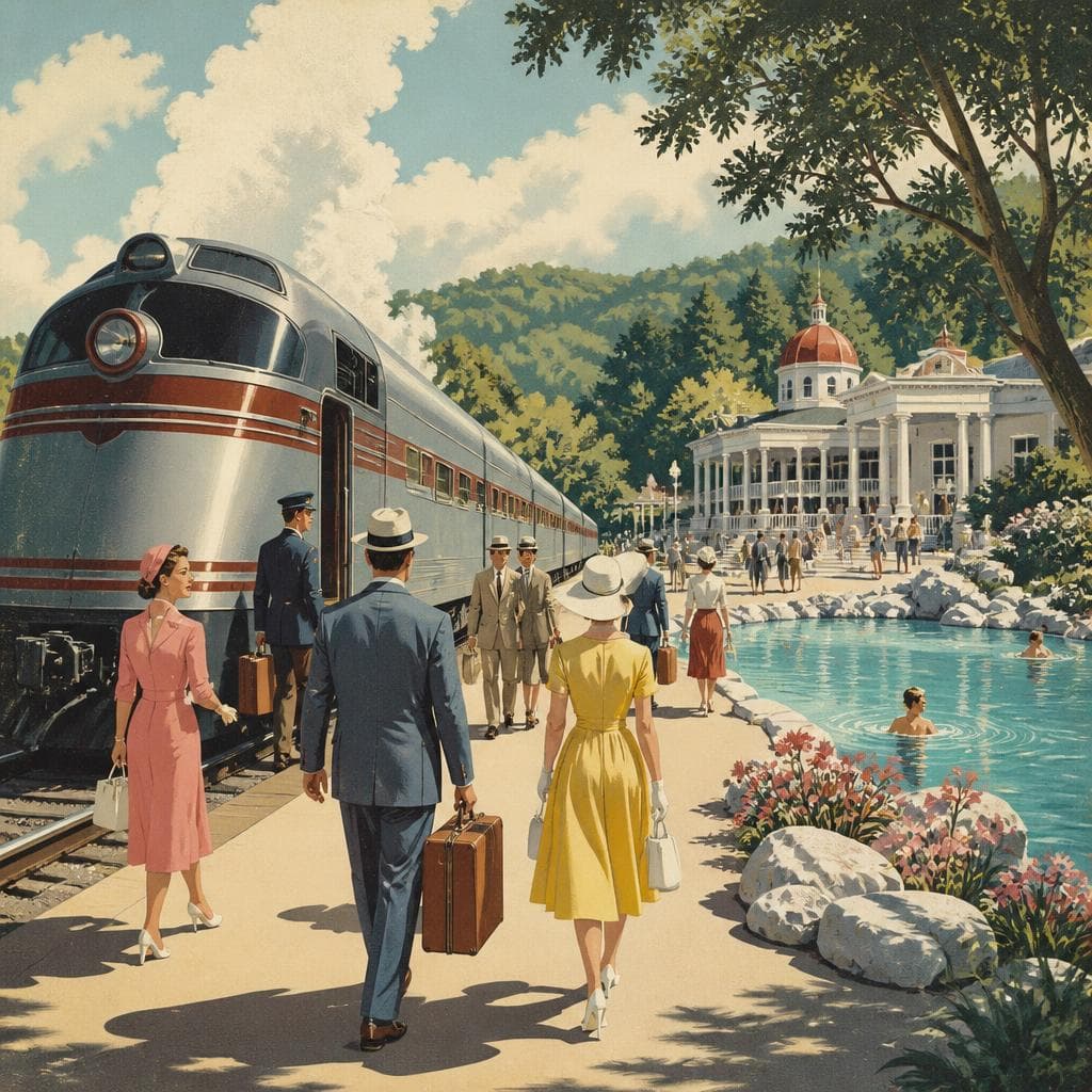 Cover art for When the Train Made White Springs a Destination