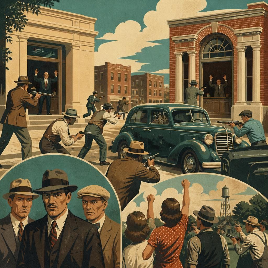Cover art for False Whiskers, Two Banks, and a Town That Fought Back