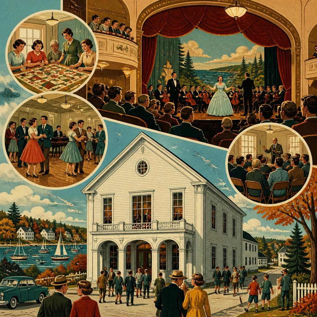 Cover art for How an Upstairs Hall Stayed Part of Town Life