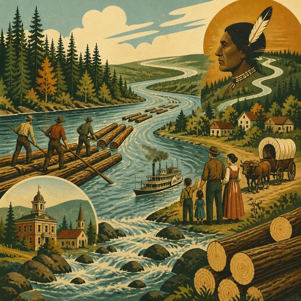 Cover art for How the Snake River Named and Shaped Kanabec