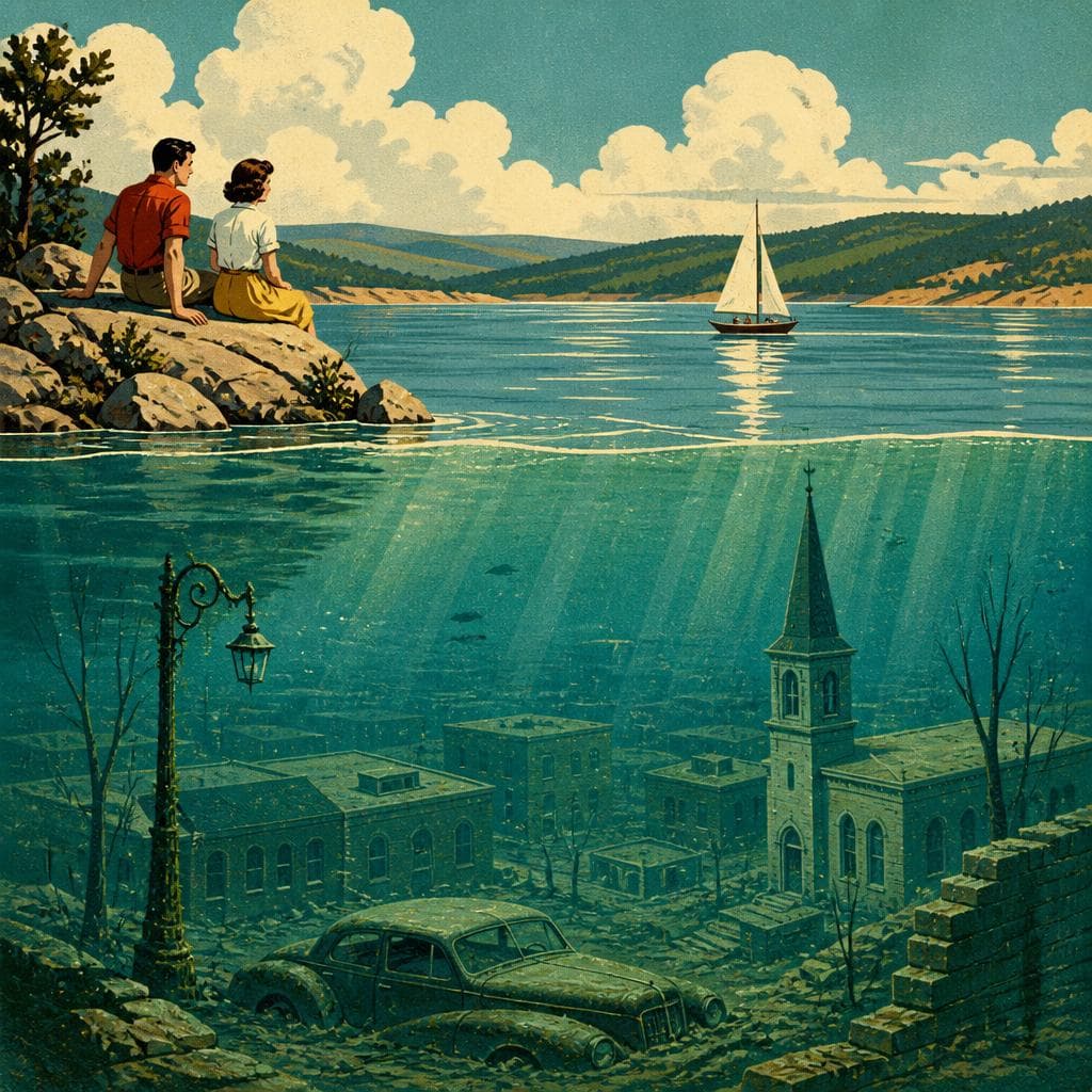Cover art for The Town Beneath Lake Texana
