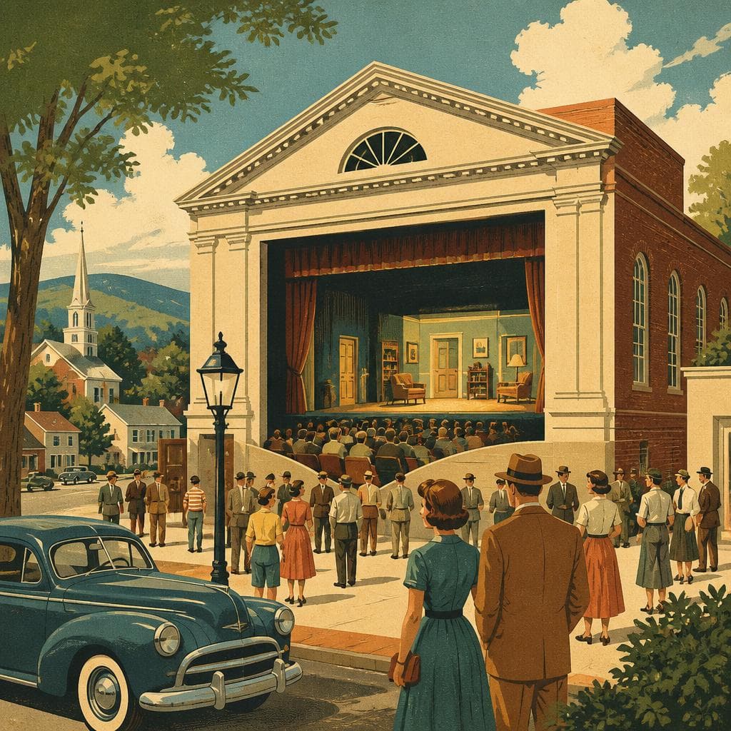 Cover art for Before the War, a Town Built a Stage