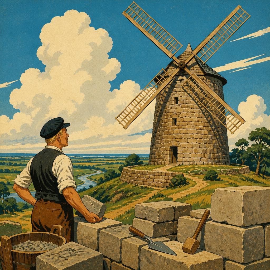 Cover art for The Mason Who Taught Stone to Catch the Wind