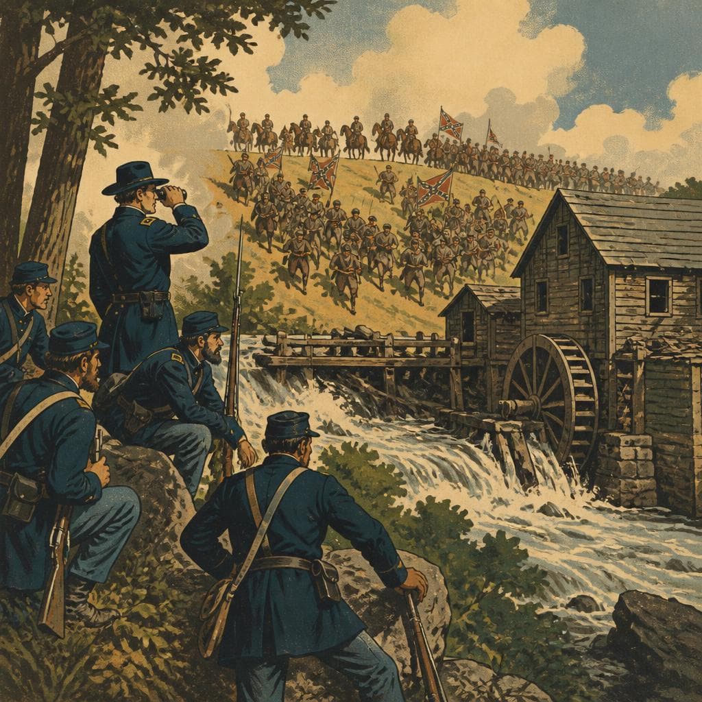 Cover art for Major Foster at Clark’s Mill
