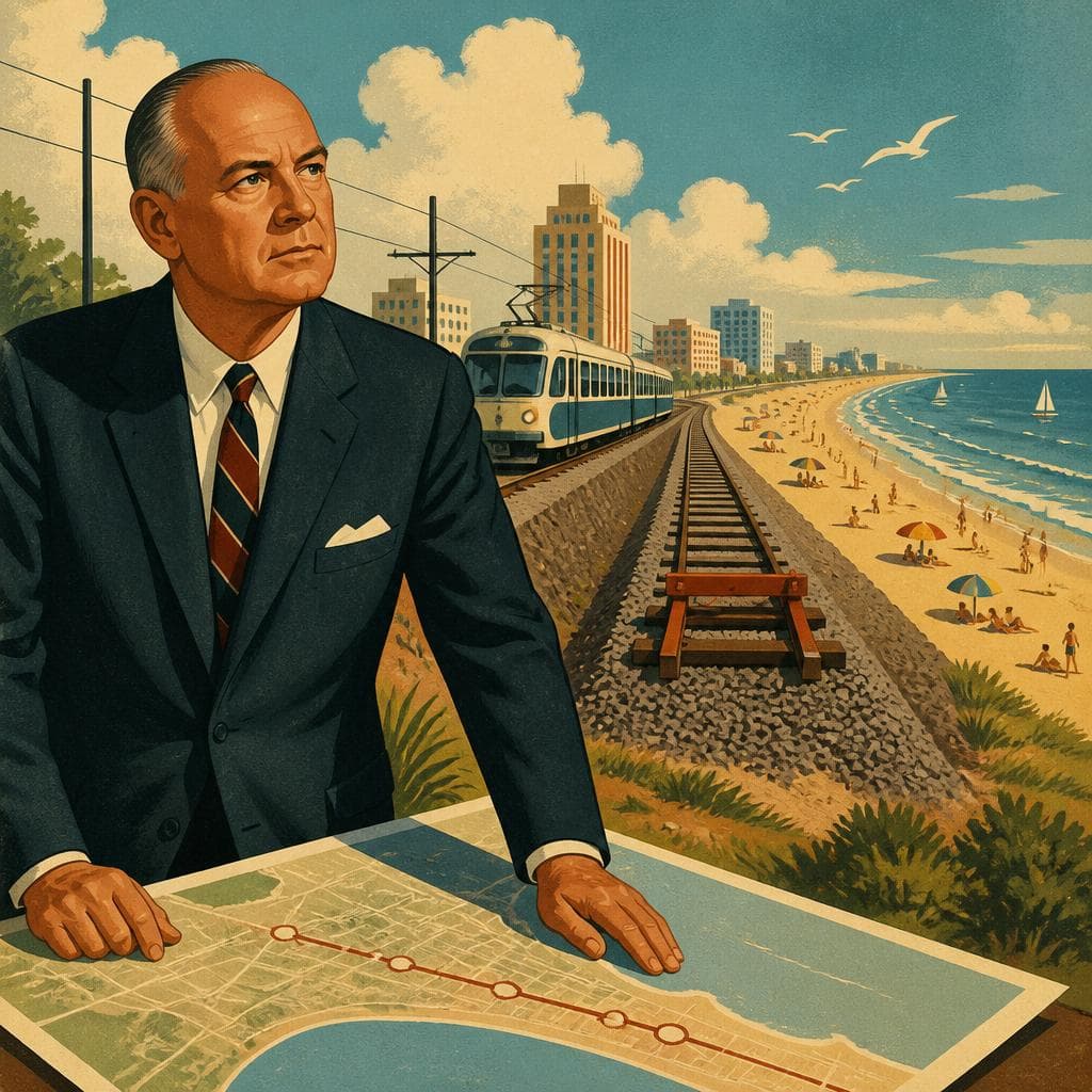 Cover art for The Mayor and the Rail That Never Reached the Beach