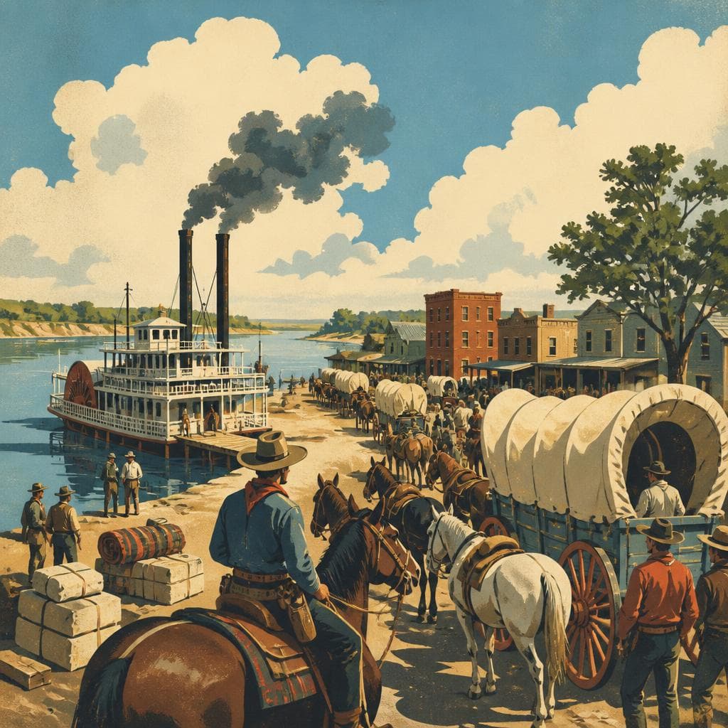 Cover art for Where the Santa Fe Trail First Gathered Steam