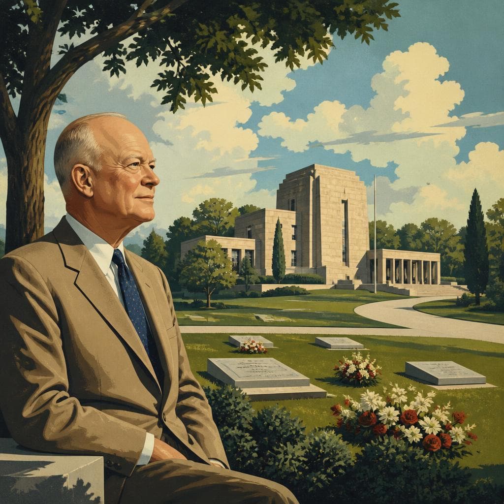 Cover art for Where Eisenhower Came Home to Rest