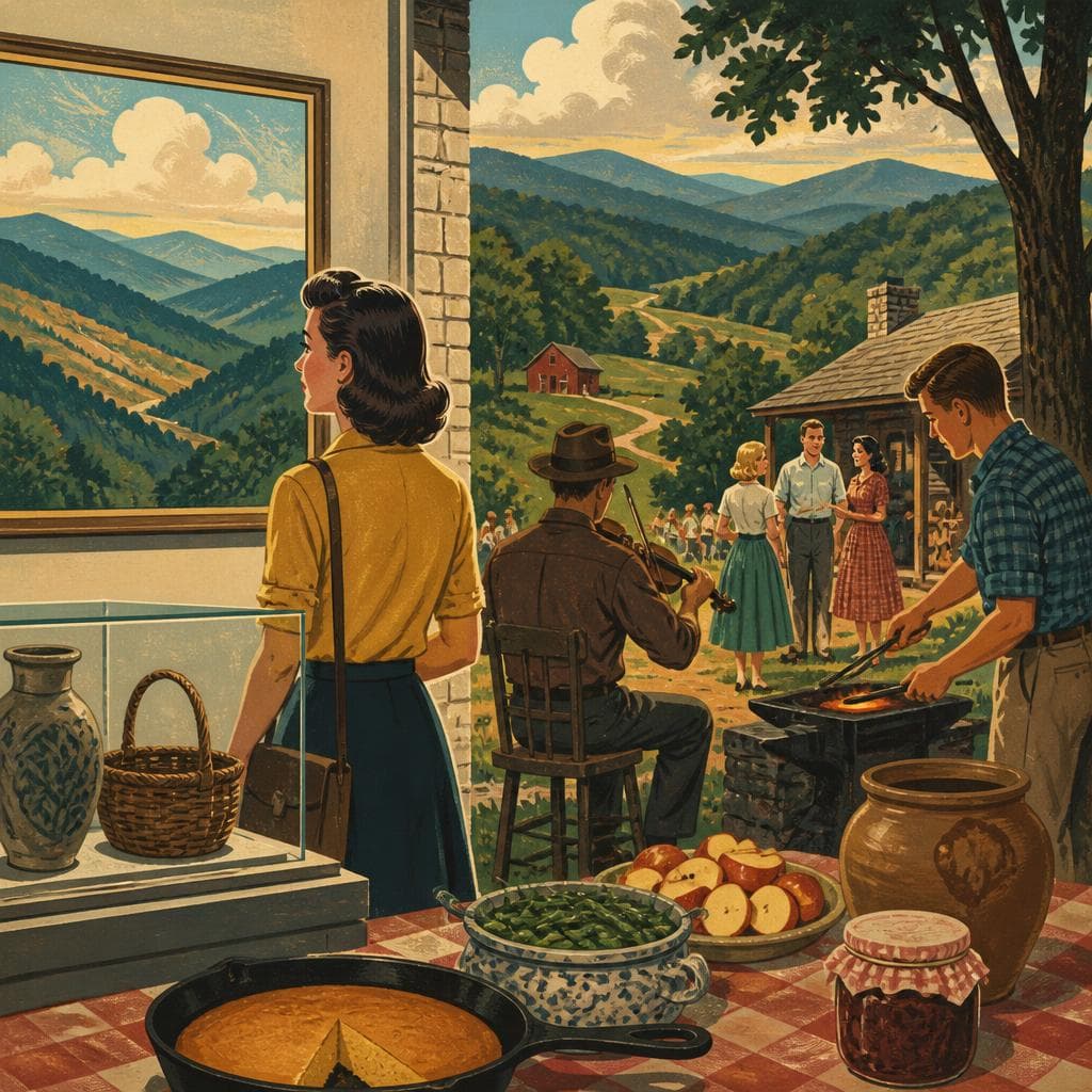 Cover art for Where the Blue Ridge Steps Off the Museum Wall