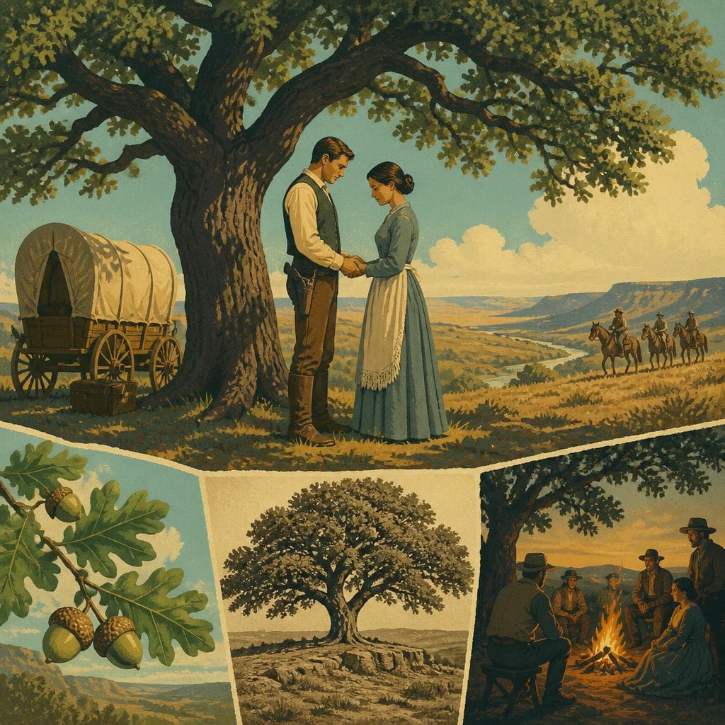 Cover art for Under the Oak, a Frontier Promise