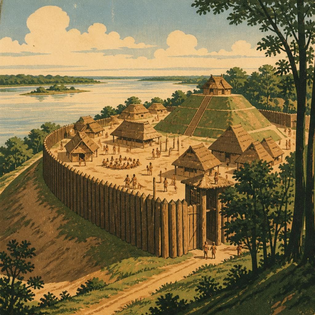 Cover art for The Town Behind the Palisade