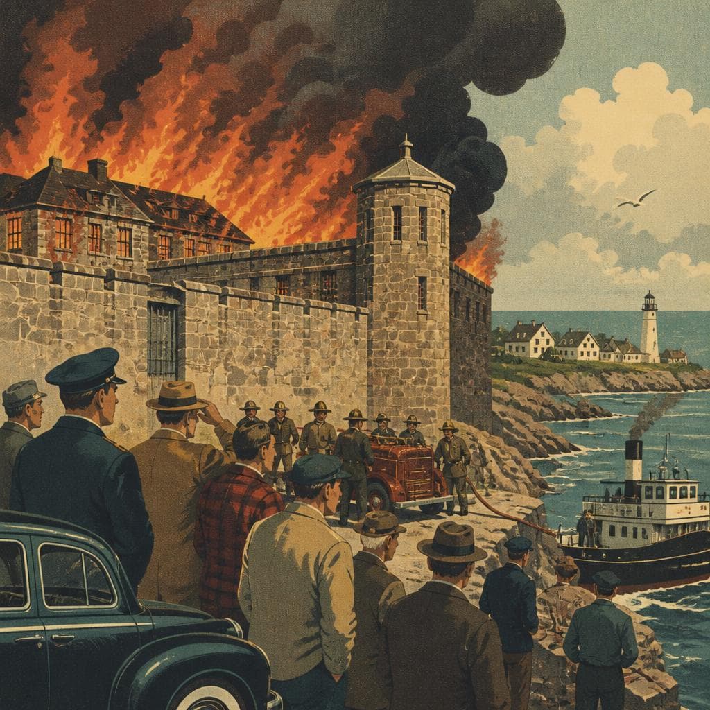 Cover art for When Thomaston’s Stone Prison Caught Fire