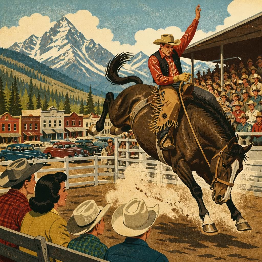 Cover art for Big-Time Rodeo, Small-Town Red Lodge
