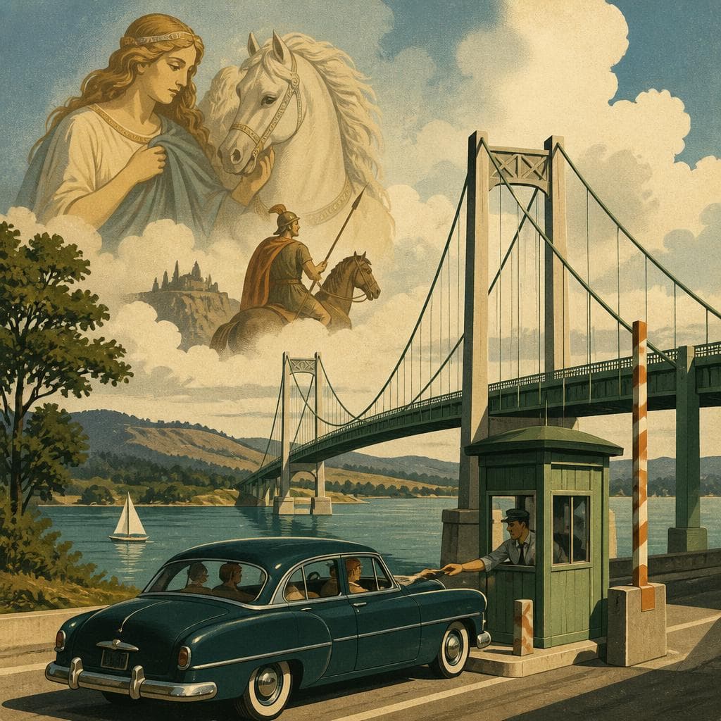 Cover art for Why a Toll Bridge Carries a Legendary Name