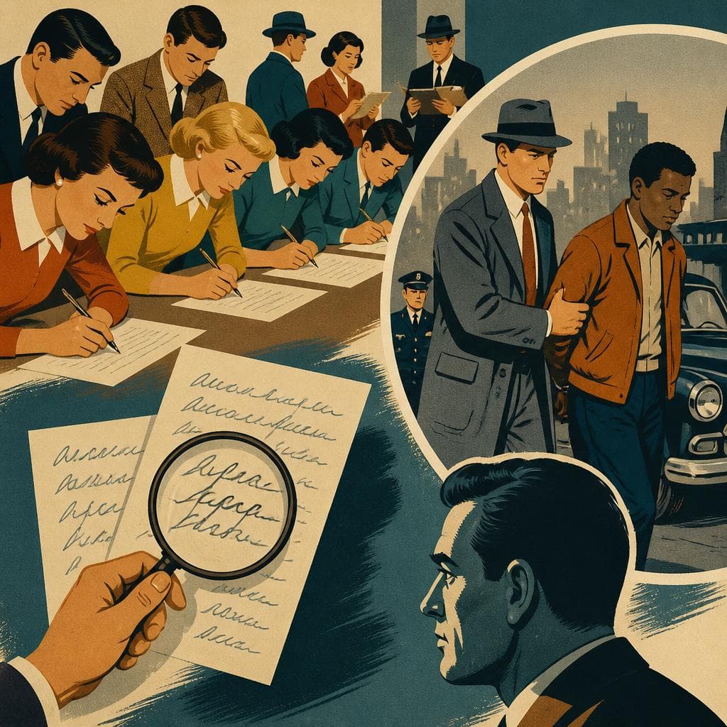 Cover art for The Handwriting That Broke the Case