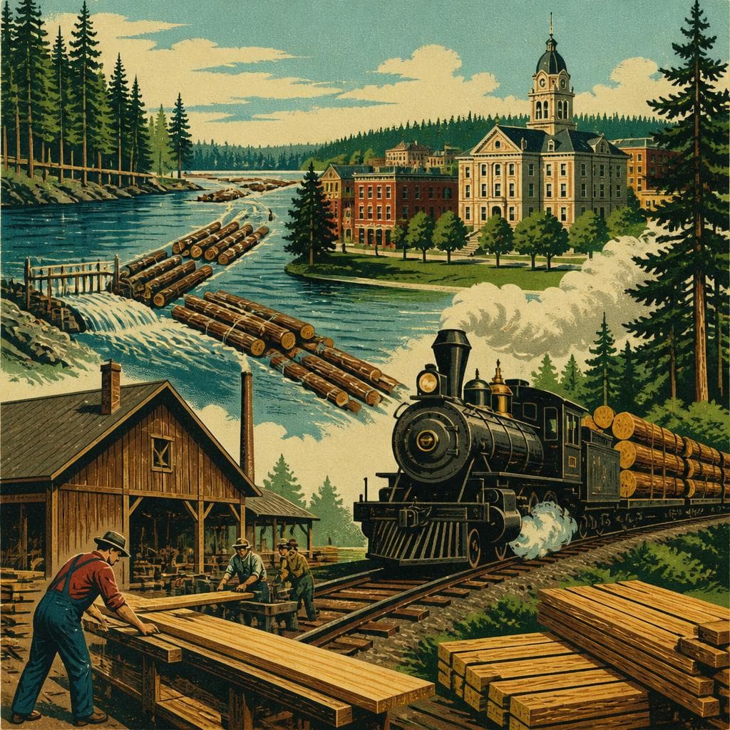 Cover art for Where Timber Made a County Seat