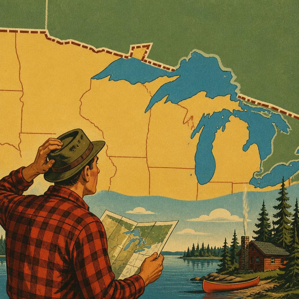 Cover art for How a Bad Map Drew the Northwest Angle