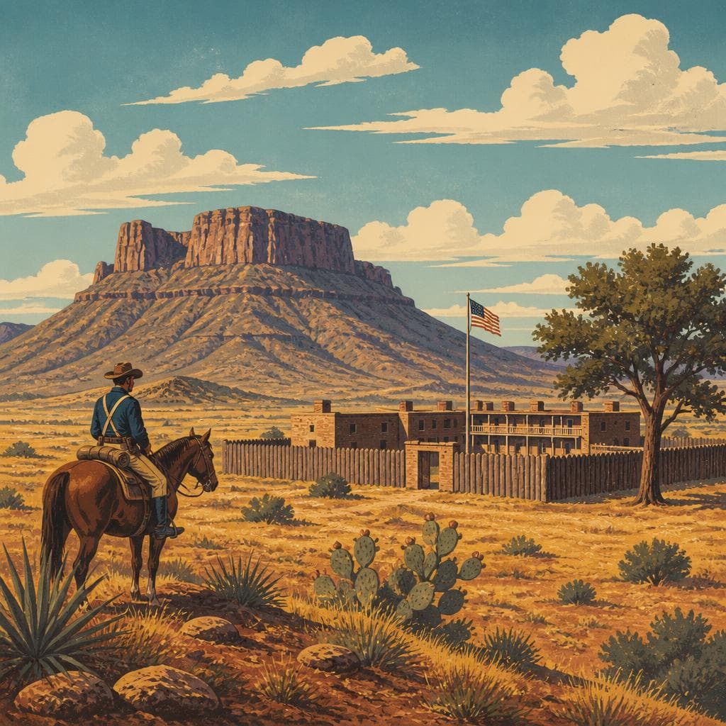 Cover art for Fort Davis, Twice Born