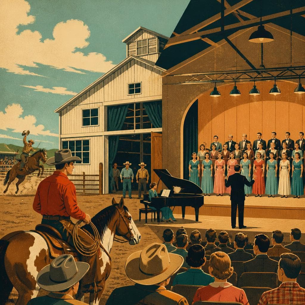 Cover art for Where Rodeo Country Learned the Concert Chorus