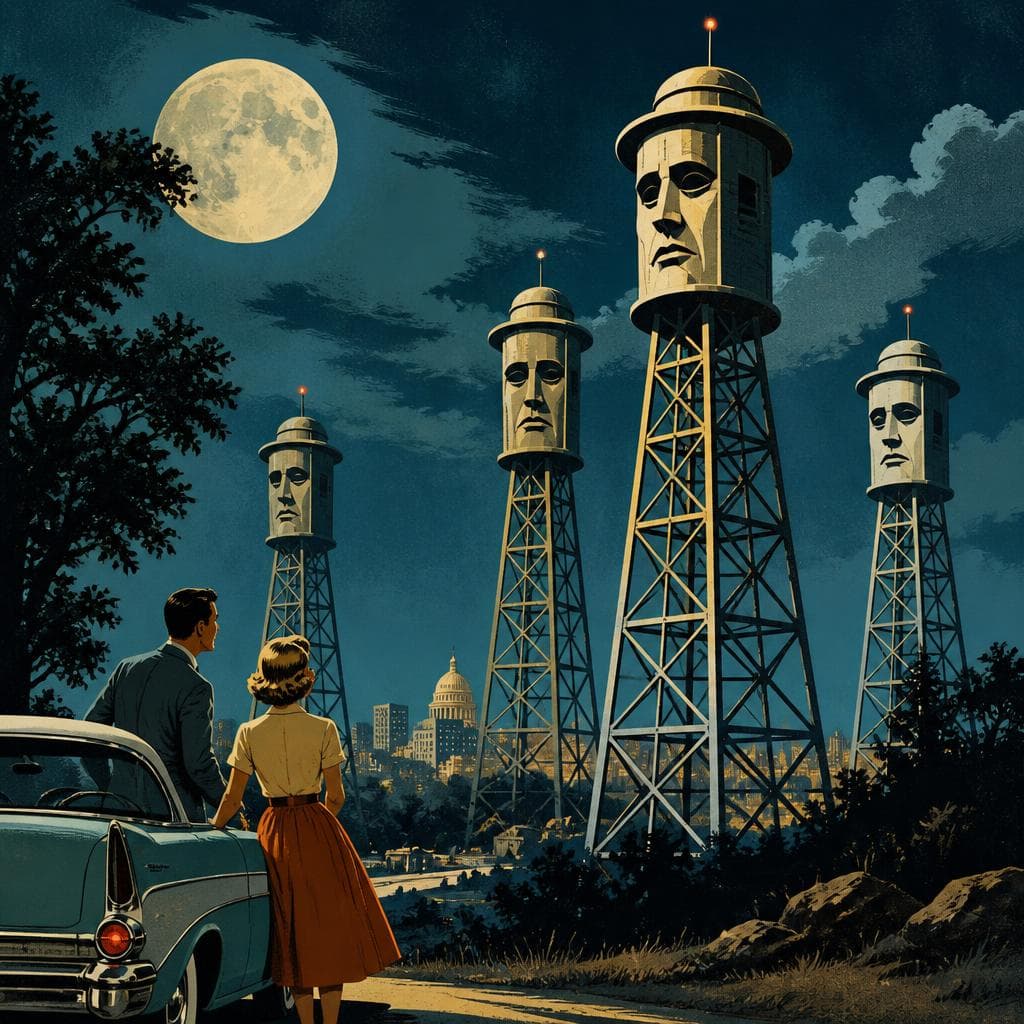 Cover art for Where Austin’s Night Giants Still Stand
