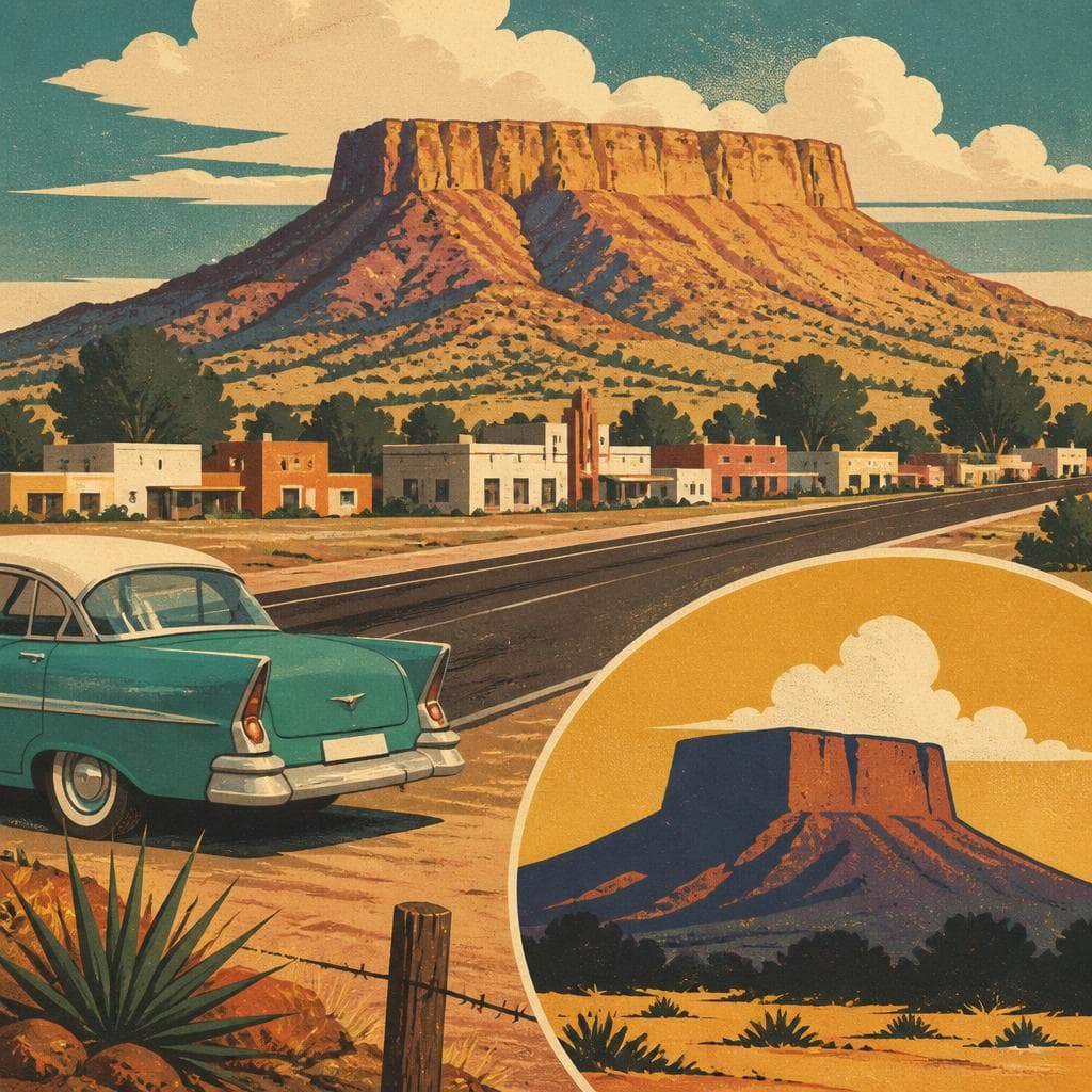 Cover art for The Mountain That Named a Town