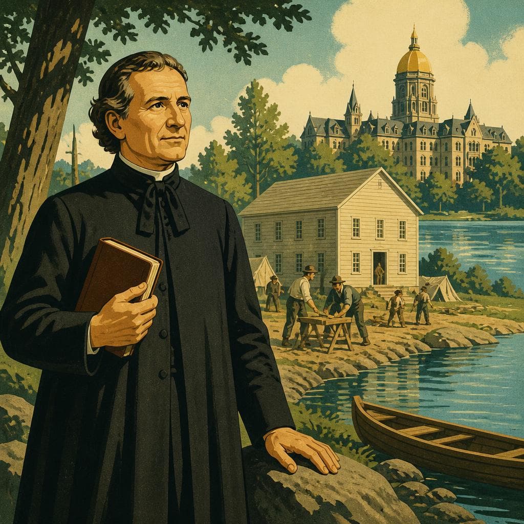 Cover art for At the Lake, Father Sorin Began Notre Dame