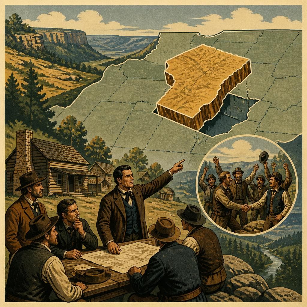 Cover art for A County Drawn Out of the Plateau