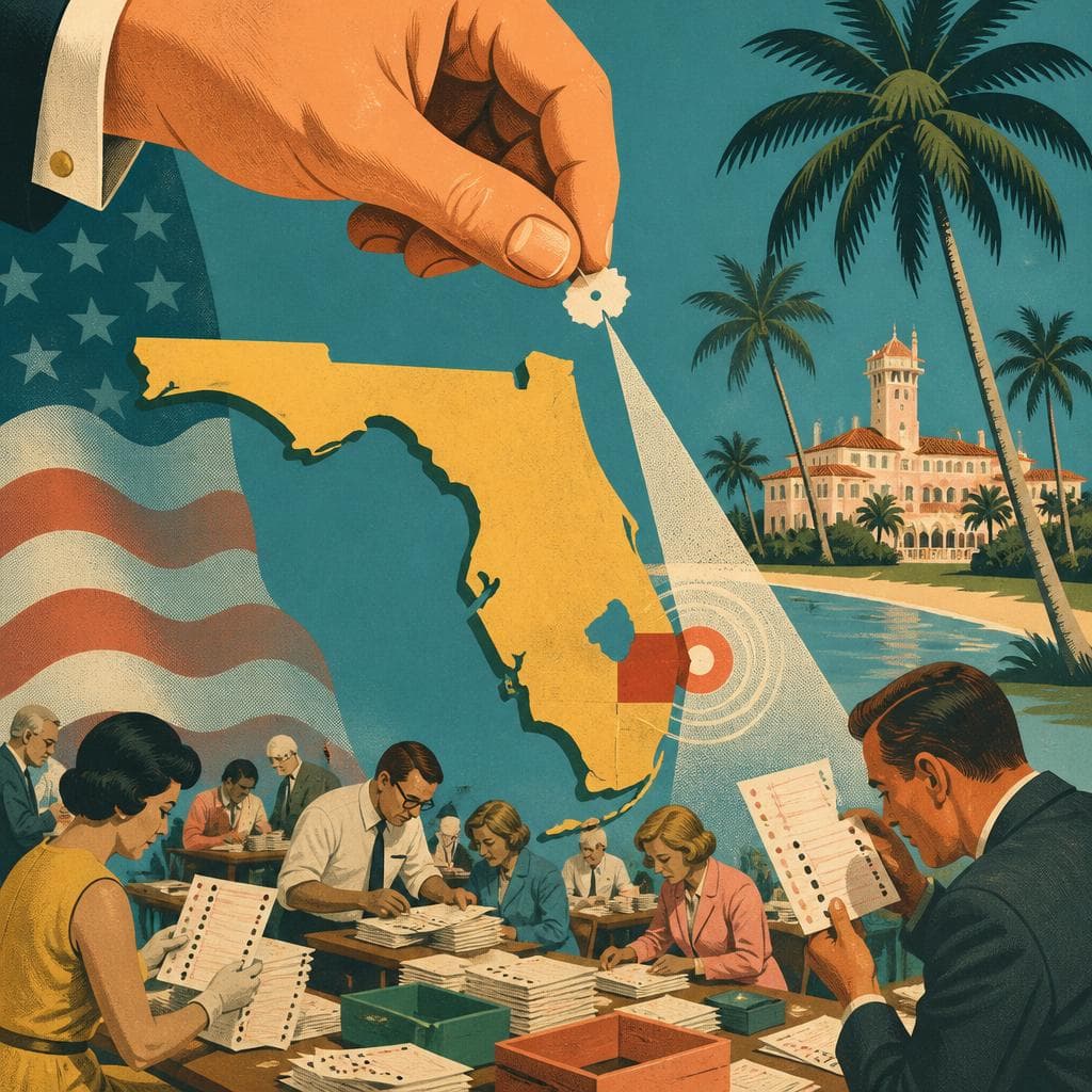 Cover art for Where Democracy Hung by a Chad