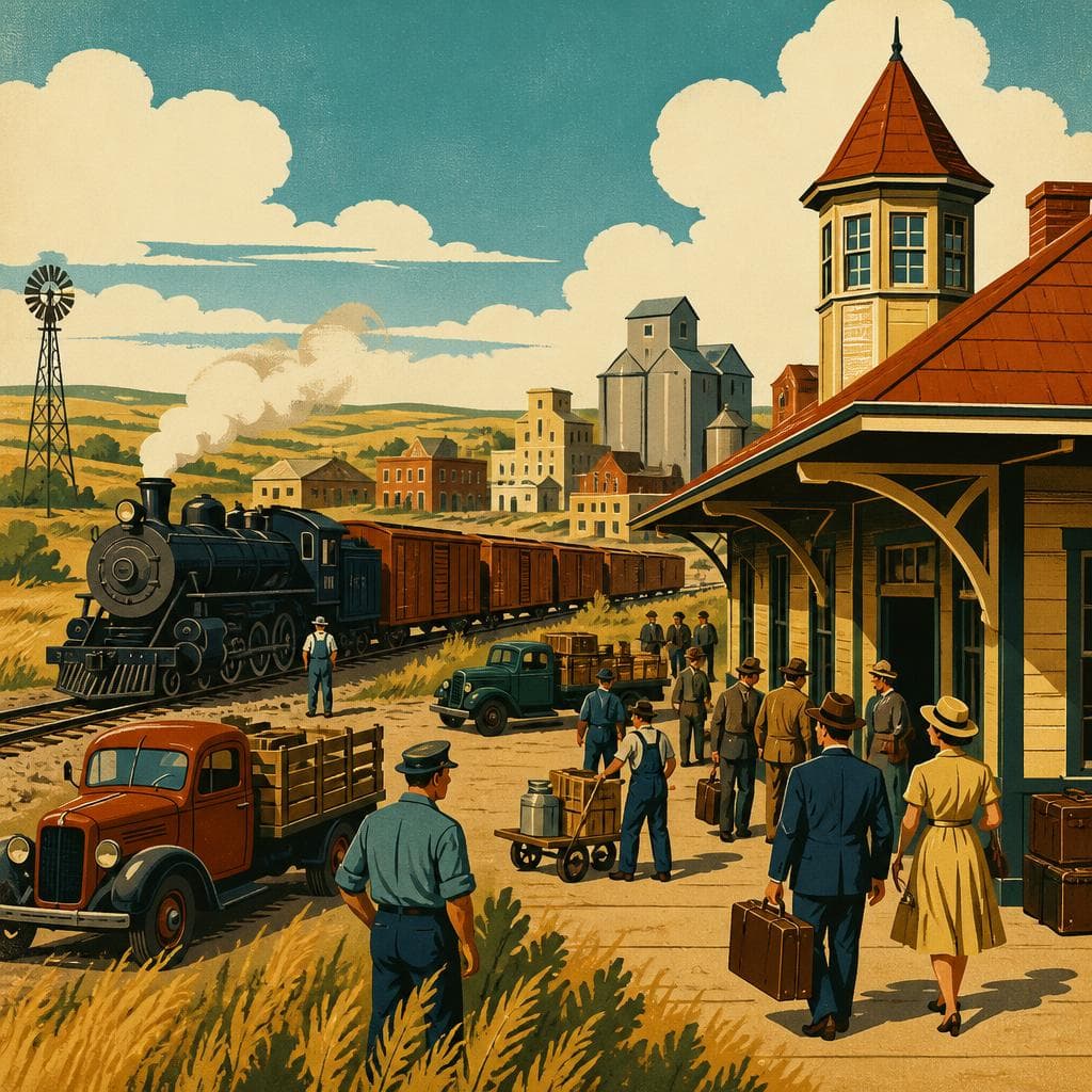 Cover art for Where the Timetable Made a Town