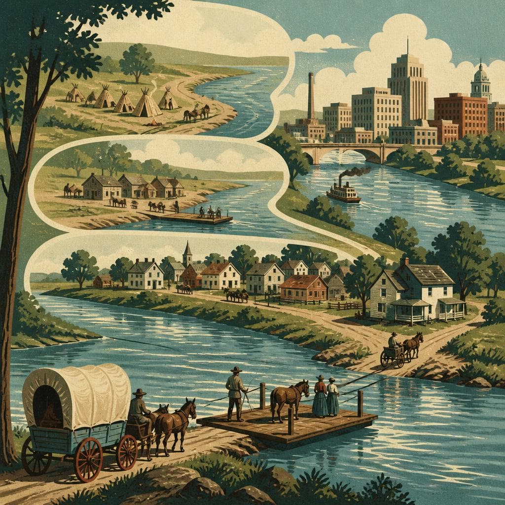Cover art for Where the River Made a Town