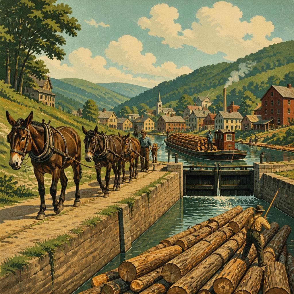 Cover art for When Mules Pulled Lock Haven Into the Shipping Age