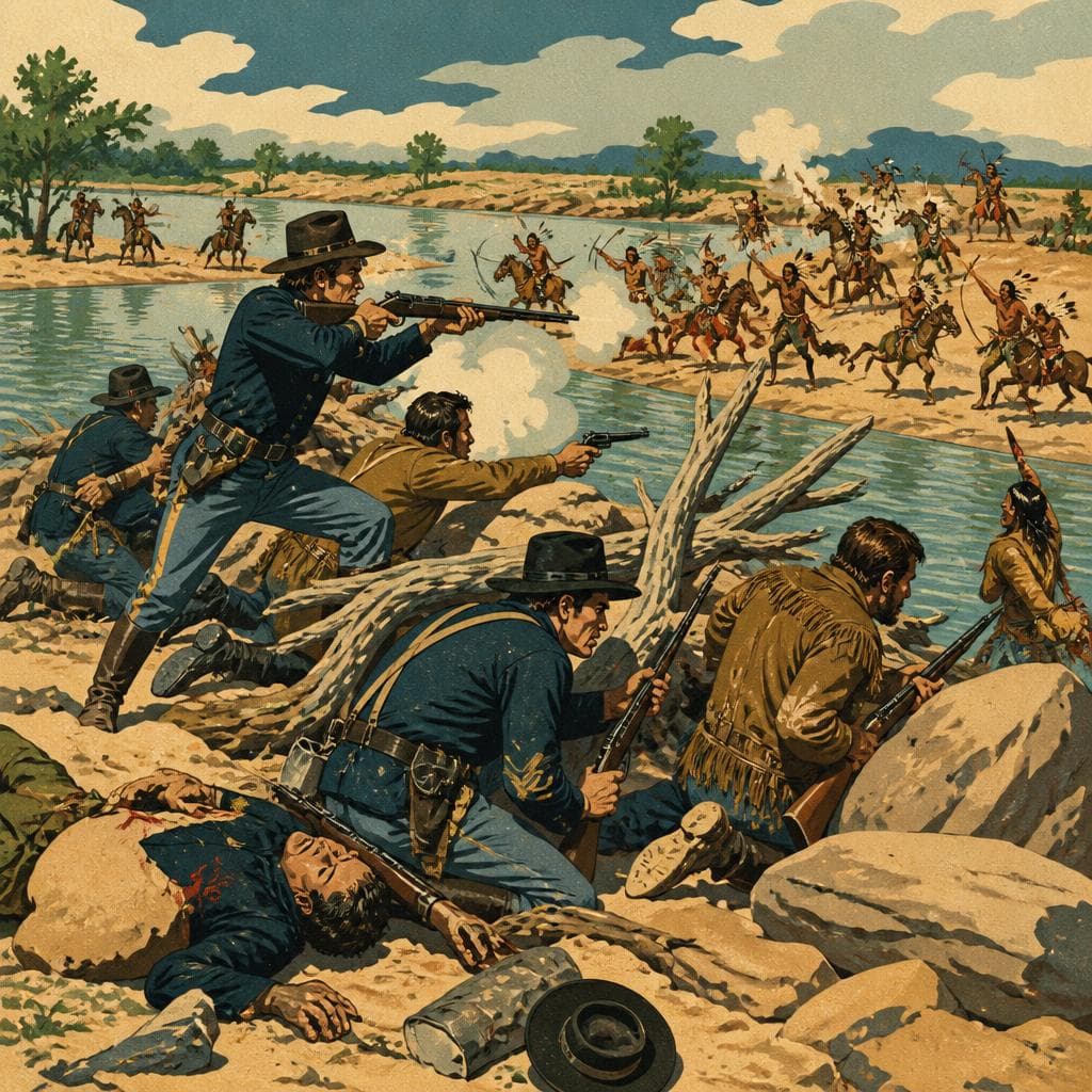 Cover art for The Sandbar Stand at Beecher Island