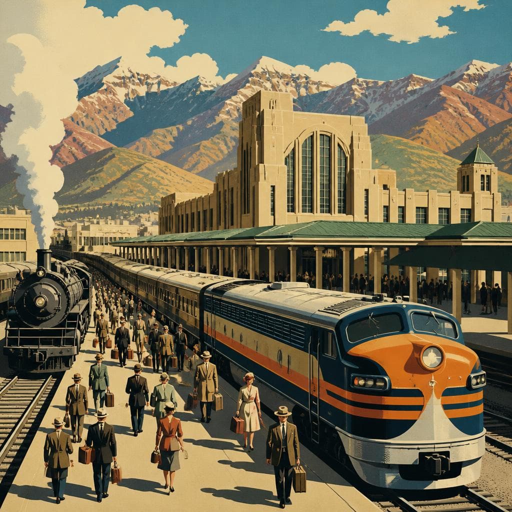 Cover art for Where the West Changed Trains
