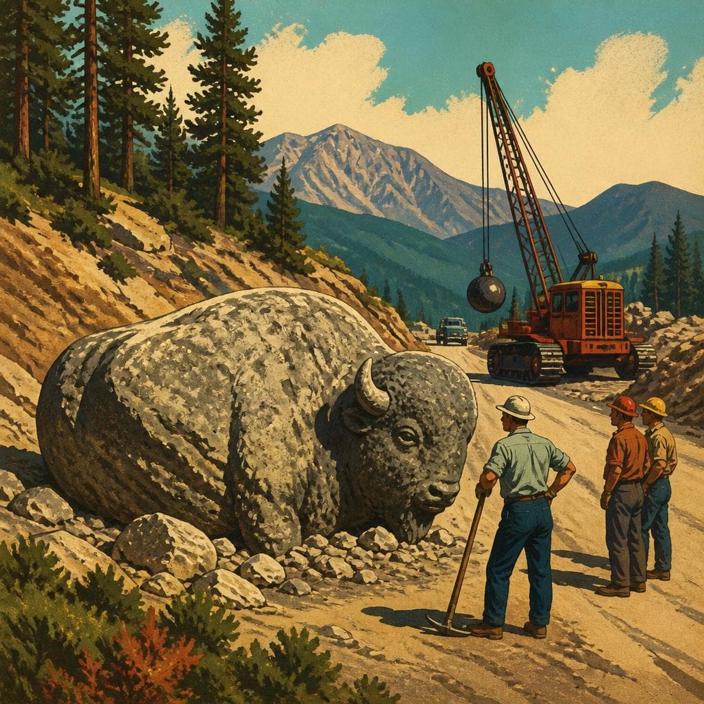 Cover art for The Rock That Refused the Road