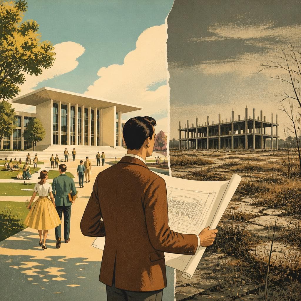 Cover art for A University Promised Before It Could Begin