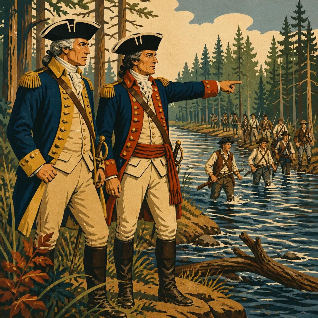 Cover art for Two Colonels at a Creek Crossing